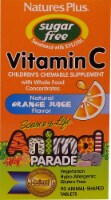Natures Plus Animal Parade Sugar Free Vitamin C Children's Chewable Tablets 90 Count