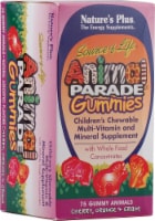 Nature's Plus Children's Animal Parade Multi-Vitamin and Mineral Gummies 75 Count