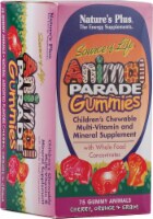 Nature's Plus Children's Animal Parade Multi-Vitamin and Mineral Gummies 75 Count