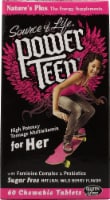 Nature's Plus  Source of Life® Power Teen® for Her Chewable Multi-Vitamin   Wild Berry