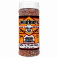 John Henry's Store State Fair Rub Seasoning 12 Oz Bottle All Purpose 55368