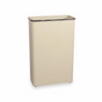 Rubbermaid Trash Can,Rectangular,24 gal.,Almond  FGWB96RAL