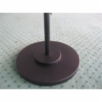 Shade Trends FS55W 55 lbs Fiberstone Umbrella Base with Wheels - Antique Bronze