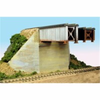 Monroe Models MON138 Ho Double Bridge Concrete - Pack of 2