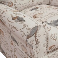Sunset Trading Horizon Box Cushion Chair Slipcover - Bird Script