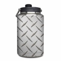 DecalGirl YOG-DIAMONDPLATE Yeti Rambler 1 gal Jug Skin - Diamond Plate