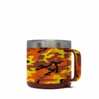 DecalGirl Y14-OCAMO Yeti 14 oz Mug Skin - Orange Camo