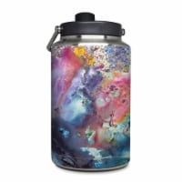 DecalGirl YOG-COSFLWR Yeti Rambler 1 gal Jug Skin - Cosmic Flower