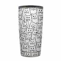 DecalGirl Y20-MOODYCATS Yeti Rambler 20 oz Tumbler Skin - Moody Cats