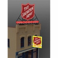 Miller Engineering MIE62982 N & HO Scale Salvation Army Billboard Combo