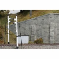 Monroe Models MON202 N Scale Cut Stone Wing Wall - Pack of 2