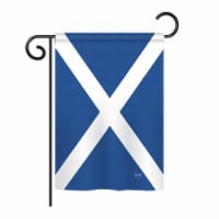Breeze Decor BD-CY-GS-108076-IP-BO-D-US13-BD 13 x 18.5 in. St. Andrews Cross Flags of the Wor