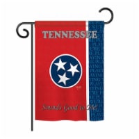 Breeze Decor BD-SS-GS-108130-IP-BO-D-US13-BD 13 x 18.5 in. Tennessee Americana States Impress