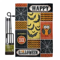Breeze Decor BD-HO-GS-112060-IP-BO-D-US14-SB 13 x 18.5 in. Halloween Happy Fall Vertical Doub