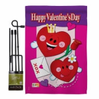 Breeze Decor BD-VA-GS-101040-IP-BO-D-US04-BD 13 x 18.5 in. Happy Valentines Day Spring Valent