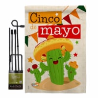 Breeze Decor BD-SW-GS-115127-IP-BO-D-US18-BD 13 x 18.5 in. Cactus Fiesta Cinco de Mayo Countr