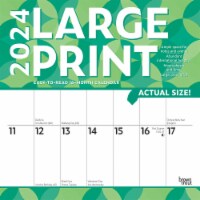 BrownTrout Large Print Easy to Read 2024 Calendar Perspective: Main