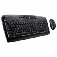 Logitech® Wireless Desktop Set Keyboard and Mouse - Black Perspective: Main