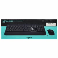 Logitech Advanced Wireless Keyboard and Mouse Set - Black
