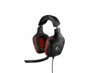 Logitech G332 Gaming Headset - Black/Red Perspective: Main