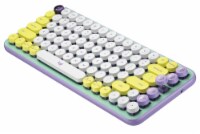 Logitech Pop Keys Keyboard - Purple/Yellow