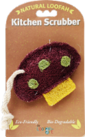 Loofah-Art® Natural Loofah Mushroom Kitchen Scrubber Perspective: Main