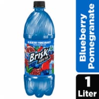 Brisk Blueberry Pomegranate Iced Tea 1 Liter Perspective: Main