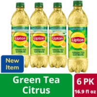 Lipton® Citrus Green Iced Tea Multipack Bottles Perspective: Main