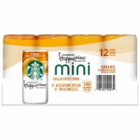 Starbucks Frappuccino Caramel Mini Coffee Drink, 6.5 Fluid Ounce (Pack of 12)