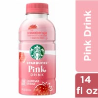 Starbucks® Strawberry Acai Pink Carton Perspective: Main