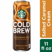 Starbucks® Premium Salted Caramel Cream Cold Brew Iced Coffee Can Perspective: Main