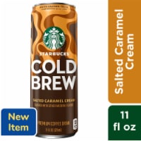 Starbucks® Premium Salted Caramel Cream Cold Brew Iced Coffee Can Perspective: Main