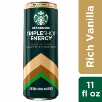 Starbucks® Tripleshot® Energy Rich Vanilla Iced Coffee Can Perspective: Main