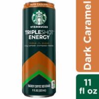 Starbucks® Tripleshot® Energy Dark Caramel Iced Coffee Can Perspective: Main