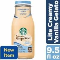 Starbucks® Frappuccino® Lite Creamy Vanilla Gelato Iced Coffee Bottle Perspective: Main