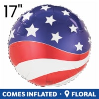 USA Flag HELIUM FILLED BALLOON Perspective: Main