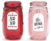 burton + BURTON Assorted Valentine's Red Glass Vase Perspective: Main