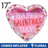Happy Galantine's Day Helium Filled Balloon Perspective: Main