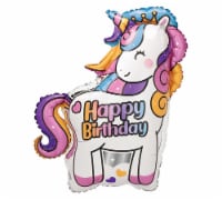 UNICORN DAY Helium Filled Balloon Perspective: Main