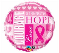 BREAST CANCER AWARENESS Helium Filled Balloon Perspective: Main