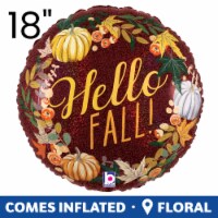 Hello Fall Helium Filled Balloon Perspective: Main