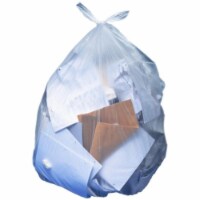 HER H4832HC 24 x 32 in. Linear Low-Density 0.7 mm Polyethylene Trash Can Liner - Clear
