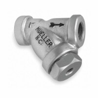 Mueller Steam Specialty Y Strainer,5 1/2  H,0.062  Perf  11/4 581 CS srewed end