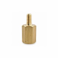 Watts Adaptor,1/4-20 x 3/8-16,Brass AD 11