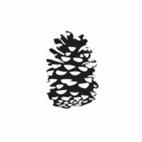 Creative Shapes Etc SE-0522 0.5 x 0.5 in. Incentive Stamp - Pinecone
