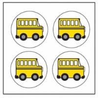 Creative Shapes Etc SE-2518 2 x 8 in. Incentive Stickers, School Bus - 864 Count