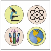 Creative Shapes Etc SE-2543 2 x 8 in. Incentive Stickers, Science Lab - 864 Count