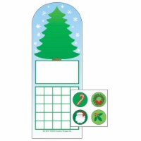 Creative Shapes Etc SE-4056 3 x 9 in. Incentive Sticker Set, Fir Tree - 6 Sheets per Pack & 2
