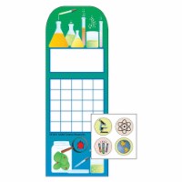 Creative Shapes Etc SE-4074 3 x 9 in. Incentive Sticker Set, Science Lab - 6 Sheets per Pack