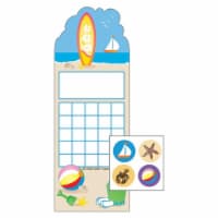 Creative Shapes Etc SE-4078 3 x 9 in. Incentive Sticker Set, Surfs Up - 6 Sheets per Pack & 2